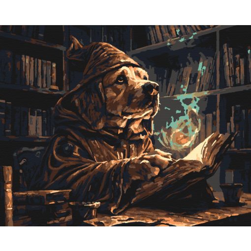 Zauberpfote – Malen nach Zahlen Set auf Rahmen 40x50 cm