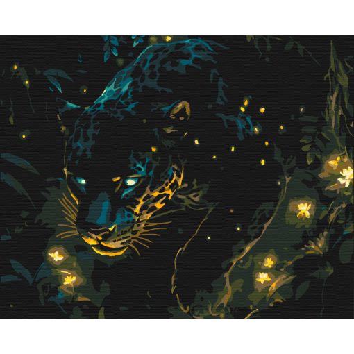 Der Geist des Dschungels – Malen nach Zahlen Set auf Rahmen 40x50 cm