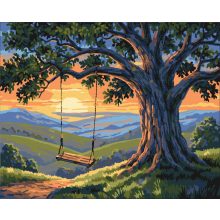 Schaukelpflänzchen – Malen nach Zahlen Set auf Rahmen 40x50 cm