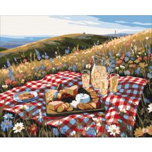 Picknick – Malen nach Zahlen Set auf Rahmen 40x50 cm