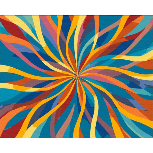 Mandala 28 – Malen nach Zahlen Set auf Rahmen 40x50 cm