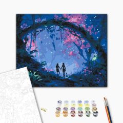 Pandoras Pfad – Malen nach Zahlen Set auf Rahmen 40x50 cm