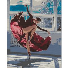 Übung - Malen-nach-Zahlen-Set auf Keilrahmen 40x50