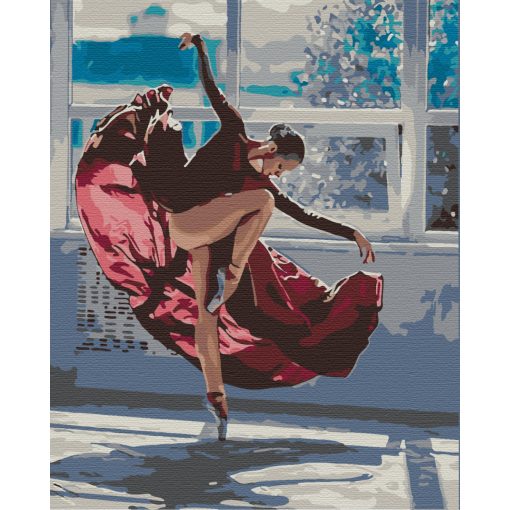 Übung - Malen-nach-Zahlen-Set auf Keilrahmen 40x50