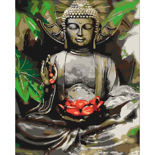 Buddha - Malen-nach-Zahlen-Set auf Keilrahmen 40x50