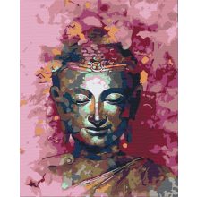 Buddha-Büste - Malen-nach-Zahlen-Set auf Keilrahmen 40x50