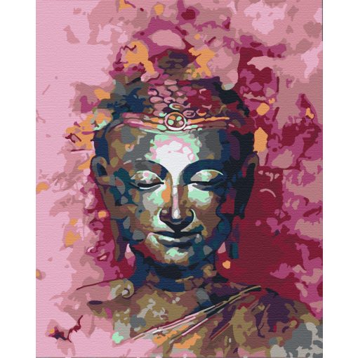 Buddha-Büste - Malen-nach-Zahlen-Set auf Keilrahmen 40x50