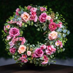 Mesebeli Rózsás Koszorú –Csináld Magad Csomag (45 cm)