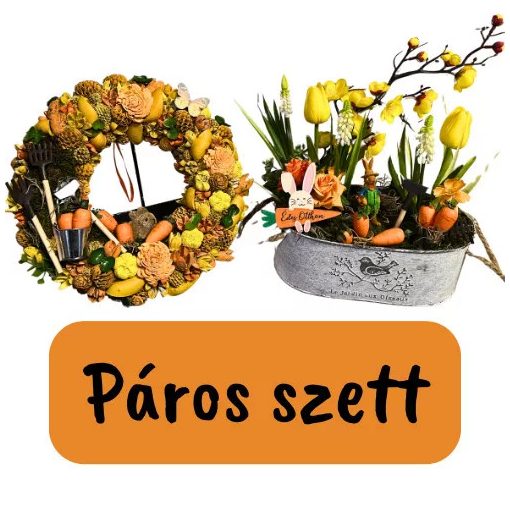Tavaszi dekoráció - Répás Páros Szett - Csináld Magad Csomag