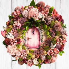   Tavaszi dekoráció - Tavaszi Virágkapu Ajtódísz - Csináld Magad Csomag