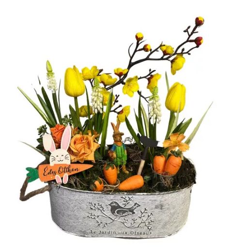 Tavaszi dekoráció - Répás Asztaldísz - Csináld Magad Csomag