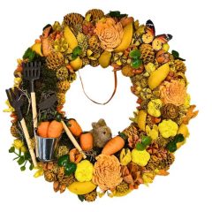   Tavaszi dekoráció - Répás Koszorú - Csináld Magad Csomag