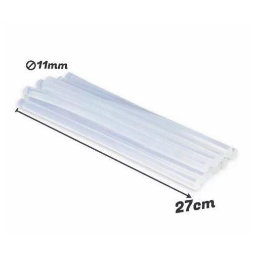 Ragasztópisztoly rúd betét 11mm x 27cm 1kg/csomag - Csomagban jobban megéri!