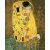   Der Kuss - Gustav Klimt - Malen-nach-Zahlen-Set auf Keilrahmen 40x50