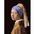   Mädchen mit Perlenohrring - Vermeer - Malen-nach-Zahlen-Set auf Keilrahmen 40x50