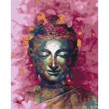 Buddha-Büste - Malen-nach-Zahlen-Set auf Keilrahmen 40x50