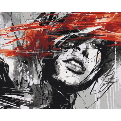 Gefallene Eleganz - Malen-nach-Zahlen-Set auf Keilrahmen 40x50