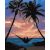   Gemeinsam am Meer - Malen-nach-Zahlen-Set auf Keilrahmen 40x50