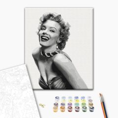 Ikonikus báj - Számfestő készlet kereten 40x50