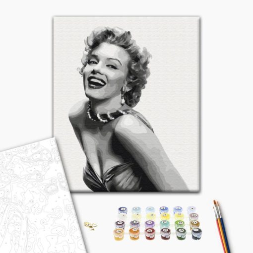 Ikonikus báj - Számfestő készlet kereten 40x50