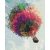 Heißluftballon - Malen-nach-Zahlen-Set auf Keilrahmen 40x50