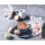   Blumiger Kaffeepause - Malen-nach-Zahlen-Set auf Keilrahmen 40x50