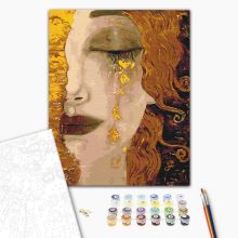 Goldene Tränen - Anne-Marie Zilberman - Malen-nach-Zahlen-Set auf Keilrahmen 40x50