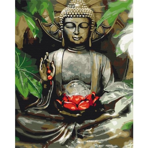 Buddha - Malen-nach-Zahlen-Set auf Keilrahmen 40x50