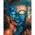   Buddhas Lächeln - Malen-nach-Zahlen-Set auf Keilrahmen 40x50