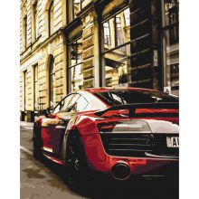Porsche - Számfestő készlet kereten 40X50