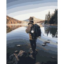 Wanderer - Malen-nach-Zahlen-Set auf Keilrahmen 40x50