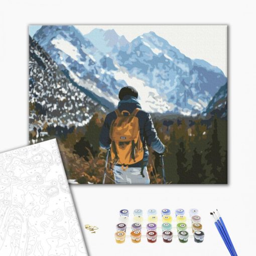Wanderer - Malen-nach-Zahlen-Set auf Keilrahmen 40x50