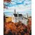   Neuschwanstein im Herbst - Malen-nach-Zahlen-Set auf Keilrahmen 40x50