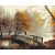Őszi köd - Számfestő készlet kereten 40x50