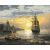   Ozeanische Eleganz - Malen-nach-Zahlen-Set auf Keilrahmen 40x50