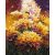 Magische Blumen - Malen-nach-Zahlen-Set auf Keilrahmen 40x50