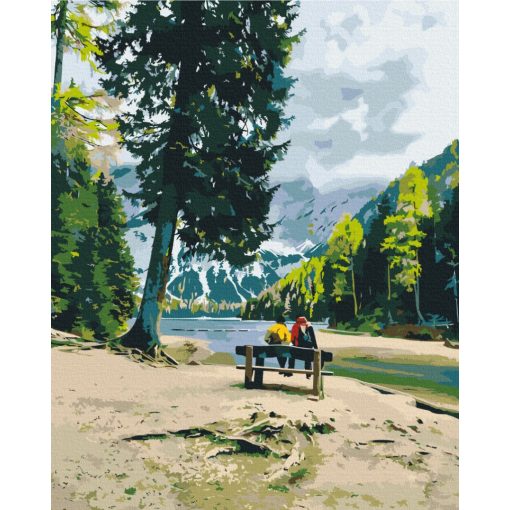 Utazók - Számfestő készlet kereten 40X50