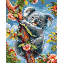 Herr Koala - Malen-nach-Zahlen-Set auf Keilrahmen 40x50