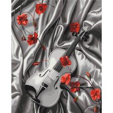 Selyemszimfónia - Számfestő készlet kereten 40x50