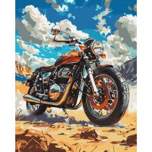 Wüstenbestie - Malen-nach-Zahlen-Set auf Keilrahmen 40x50