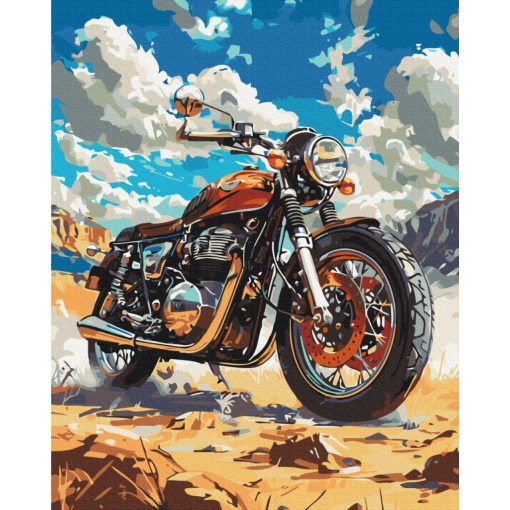 Wüstenbestie - Malen-nach-Zahlen-Set auf Keilrahmen 40x50
