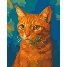 Borostyán tekintet - Számfestő készlet kereten 40X50