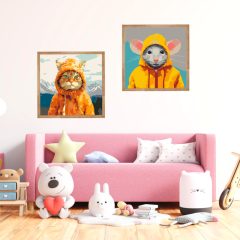 Abenteurer - 2-teiliges Malen-nach-Zahlen-Set auf Leinwand