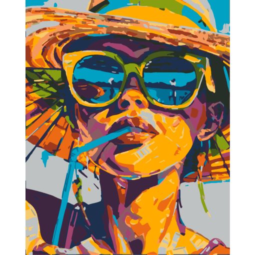 Lebendiger Sommer - 3-teiliges Malen nach Zahlen Set auf Rahmen