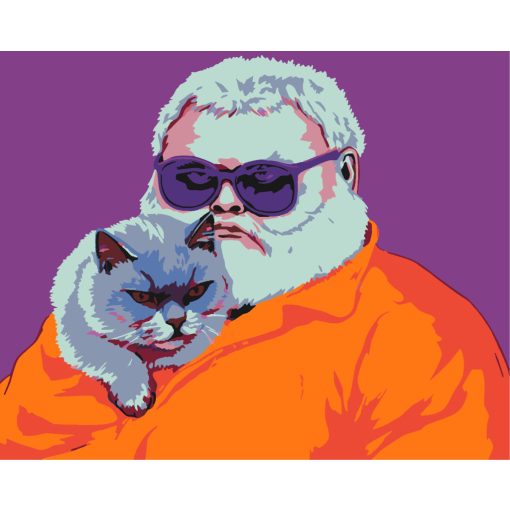 Stilvolle Duos – 3-teiliges Malen nach Zahlen Set auf Rahmen