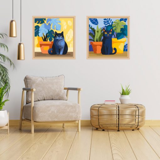 Abenteurer - 2-teiliges Malen-nach-Zahlen-Set auf Leinwand