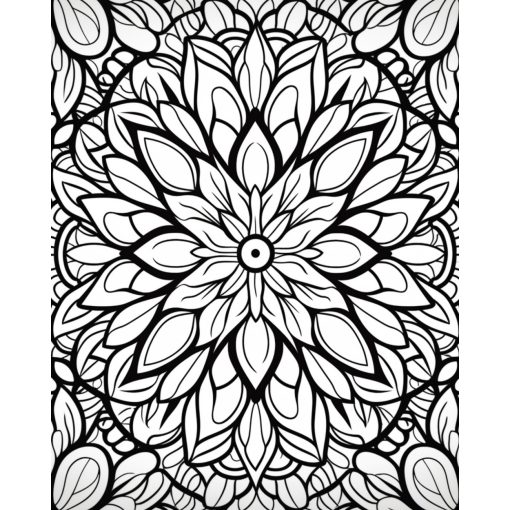 Mandala 4 - Farbretter-Retter-Set auf Keilrahmen 40x50