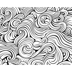 Strömung - Farbretter-Retter-Set auf Keilrahmen 40x50