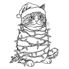   Ungewöhnlicher Weihnachtsbaum - Farbretter-Retter-Set auf Keilrahmen 40x50