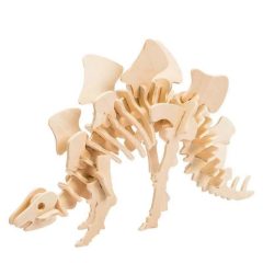 Stegosaurus - Dinosaurier-Skelett aus Holz